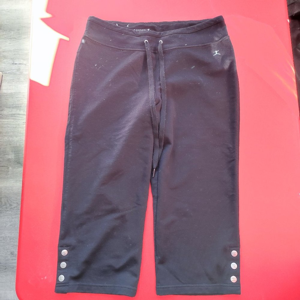 Danskin capri leggings black women's size M
